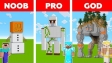 Minecraft NOOB vs PRO vs GOD: SUPER GOLEM in Minecraft / Animation